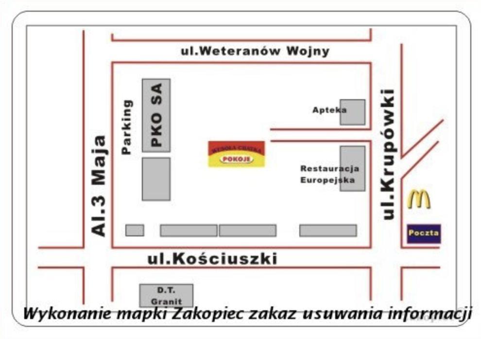 Wesoła - Krupówki 37a Kwatera prywatna Zakopane